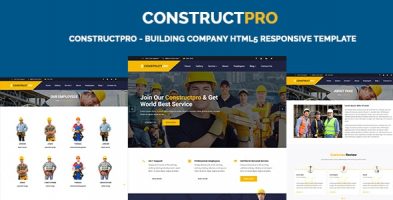 ConstructPro - Building Company HTML5 Responsive Template