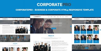 CorporatePro - Business & Corporate HTML5 Responsive Template