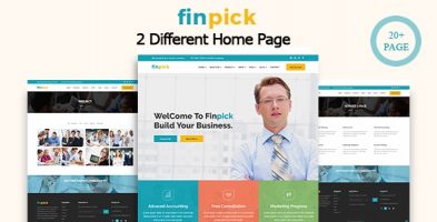 Finpick – Finance Business HTML Template