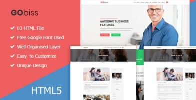 Gobiss || Consulting and Corporate One Page HTML5 Template