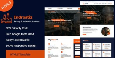 Indrostiz - Factory & Industrial HTML Template