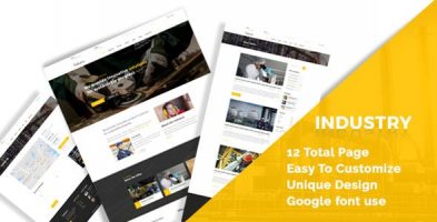 Industry - Industral , Engineering & Factory HTML5 Responsive Template