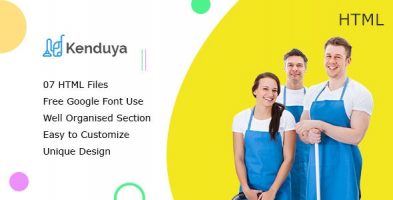 Kenduya || Cleaning Company Business HTML5 Template