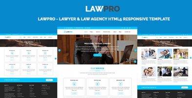 LawPro - Lawyer & Law Agency HTML5 Responsive Template
