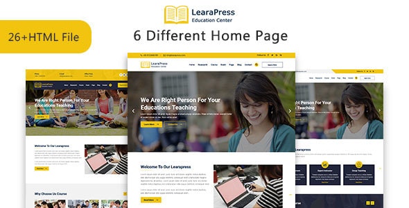 LearaPress - Education & Courses HTML5 Template