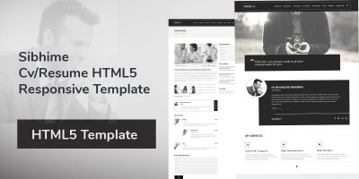 Sibhime - Cv Resume HTML5 Responsive Template